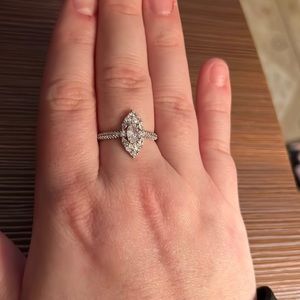Stunning diamond cubic zirconia ring!